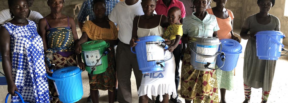 Safe drinking water mission in Gyangyanadze, Central Region Ghana